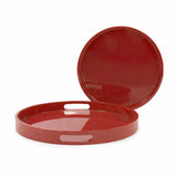 Saint Tropez Round Tray Set of 2 - Intense Rust