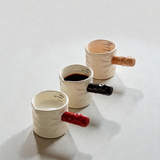 Ceramic Espresso Milk Pitcher with Measurement Marks