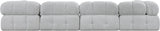 Ames - 6 Piece Fabric Modular U-Shaped Sectional