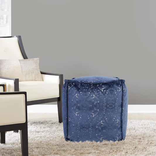 Square Pouf Pisani Sapphire