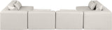 Cube - 6 Piece Modular Armless Sectional