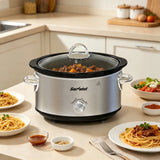 Slow Cooker 4QT, Mini Food Warmer with 3 Heating Settings