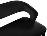 Destiny Contemporary Velvet Bench with Gold Tipped Legs - Stylish Extra Seating for Your Home