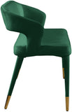 Destiny Contemporary Velvet Bench with Gold Tipped Legs - Stylish Extra Seating for Your Home