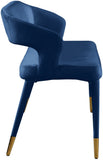 Destiny Contemporary Velvet Bench with Gold Tipped Legs - Stylish Extra Seating for Your Home