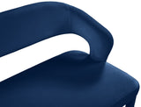 Destiny Contemporary Velvet Bench with Gold Tipped Legs - Stylish Extra Seating for Your Home