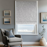 Total Blackout Cordless Roman Shade Light Grey