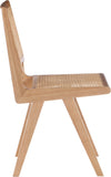 Preston Mid-Century Dining Side Chair Set - Stylish Cane Back Design for Elegant Dining Spaces