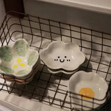 Small Ceramic Dessert Snack Sauce Plate Dish