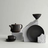 Kumi Stoneware Coffee Cup & Saucer Set of 2