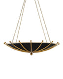 Fontaine Black & Gold Chandelier