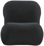Quadra Contemporary Accent Chair with Luxurious Teddy Fabric and Stylish Brushed Brass Accents