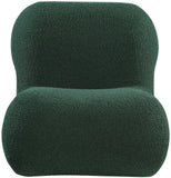 Quadra Contemporary Accent Chair with Luxurious Teddy Fabric and Stylish Brushed Brass Accents