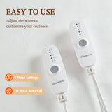 Nonwoven 5 Heat Control Setting Electric Heated Mattress Pad
