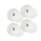 Blue Stallion Gertrude Chicken Salad Bowls Set of 4