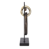 Boquin Circle Sculpture in Polyresin
