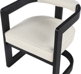 Manchester Faux Leather Dining Chair - Bold Contemporary Design with Comfort and Style for Any Space