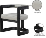 Manchester Faux Leather Dining Chair - Bold Contemporary Design with Comfort and Style for Any Space
