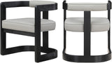 Manchester Faux Leather Dining Chair - Bold Contemporary Design with Comfort and Style for Any Space