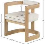 Manchester Faux Leather Dining Chair - Bold Contemporary Design with Comfort and Style for Any Space