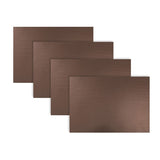 Strata Leather Bronze Placemat - Rectangle 12.2x16.5"- Set of 4