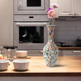 Jardin Colore' Tall Necked Vase