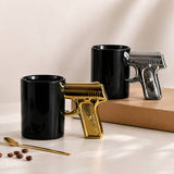 Novelty Gun Handle Ceramic Coffee Mug 350ml