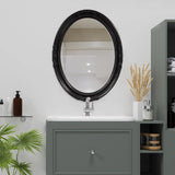Queen Ann Mirror - Glossy Black