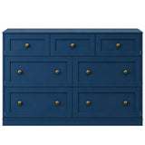 7 Drawer Dresser, 47'' Wide Modern Chest of Drawers