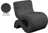 Desiree Contemporary Accent Chair with Soft Boucle Fabric for Stylish Living Room or Bedroom Decor