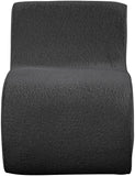 Desiree Contemporary Accent Chair with Soft Boucle Fabric for Stylish Living Room or Bedroom Decor