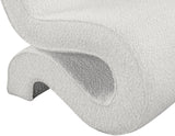 Desiree Contemporary Accent Chair with Soft Boucle Fabric for Stylish Living Room or Bedroom Decor
