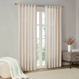 Linen with Fleece Lining Window Panel, Curtains, Natural