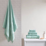 Lightweight 6-Piece Bath Towel Set [Certified], Green