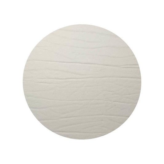 Strata Leather Silver Placemat - Round 13"- Set of 4