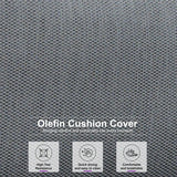 PURPLE LEAF Athena Louvered Pergola Modern Grey Pergola White Roof with Sanori Patio Couch Set Modular Sofas for Deck Backyard Garden