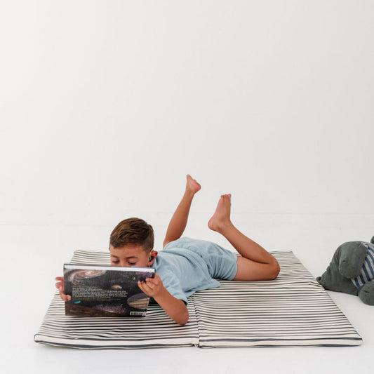 Bold Stripe Vegan Leather Mat