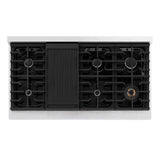 ZLINE 48" Paramount Gas Rangetop DuraSnow® Stainless Steel SRTS-48