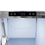ZLINE 15" Touchstone Clear Cube Ice Maker Drain Pump Stainless Steel Champagne Bronze Door ICCDZ-ST-15-CB