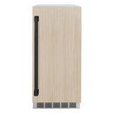 ZLINE 15" Touchstone Gourmet Ice Maker Drain Pump Panel Ready Door Matte Black IGMDPZ-15-MB