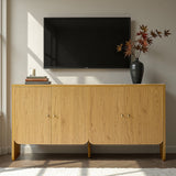 Paula Versatile Buffet Cabinet Sideboard with Adjustable Shelves, Cable Management