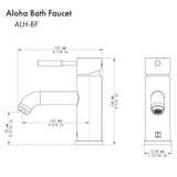 ZLINE Aloha Bath Faucet in Chrome, ALH-BF-CH