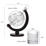 Lady Justice Law U.S. Constitution Whiskey & Wine Decanter Set - 850ml