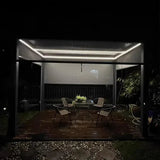 PURPLELEAF Strip Light, Upgraded Version 3000K Warm White Light, 24V Safe Low Voltage Waterproof Strip Light, Suitable for Bronze Louvered Pergola