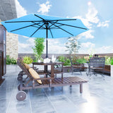 9 ft Patio Umbrella with Crank & Tilt, 8 Steel Ribs