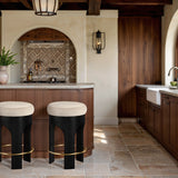 Bocceli - Counter Stool - Black Base