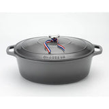 Chasseur French Enameled Cast Iron Oval Dutch Oven 4.2qt