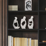 Contentment Ceramic Sculpture- Set of 3
