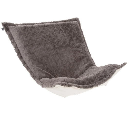 Puff Chair Cushion Angora Stone -Cushion and Cover Only