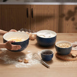 Kook Ceramic Nesting Bowls Set of 4, Ivory